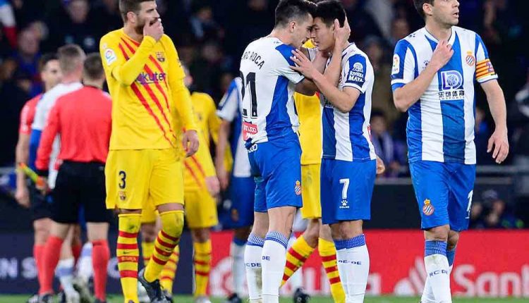 إسبانيول يفرض التّعادل على برشلونة في ديربي كتالونيا