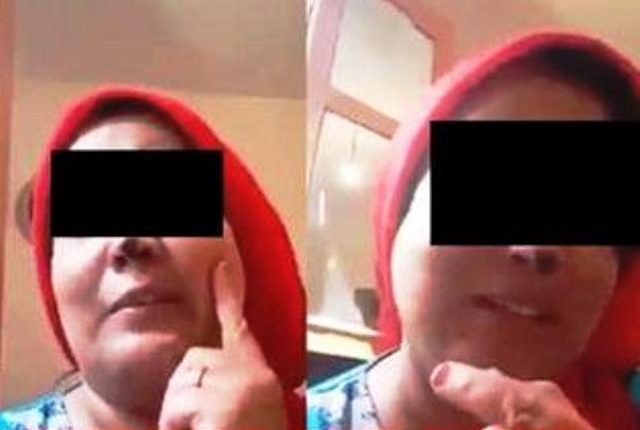 المرأة المُهينةُ للجالية المغربية تحت يد أمن أكادير