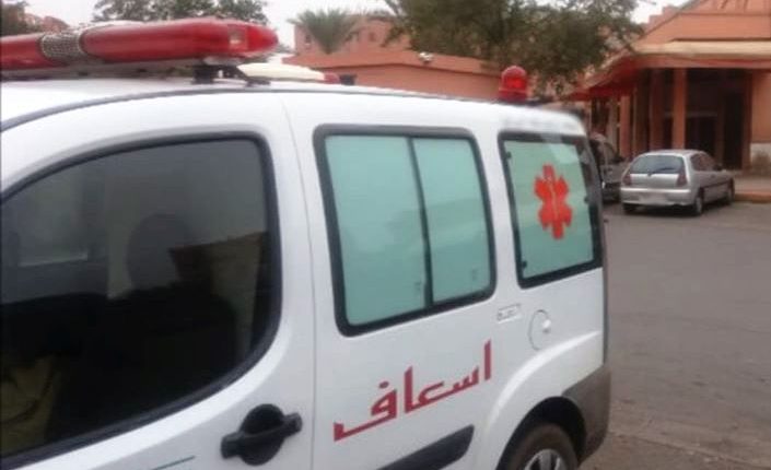 ضبط سيارة إسعاف كانت بصدد تهريب أشخاص نحو زاكورة تحت ظرفية الحجر الصحي