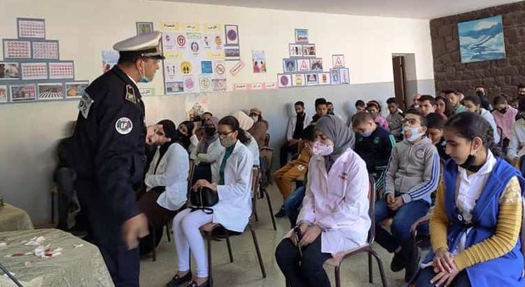 معهد السبتي للمكفوفين بمراكش يخلد اليوم الوطني للسلامة الطرقية