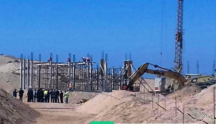  تقدم أشغال مشروع المحطة الجديدة لتحلية المياه بالعيون