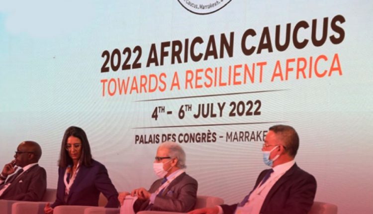 التجمع الافريقي 2022 لوزراء المالية ومحافظي البنوك المركزية يعتمد “إعلان مراكش”
