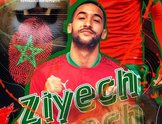 حكيمي و زياش أكثر اللاعبين المغاربة تمثيلاً للفريق الوطني بالمونديال