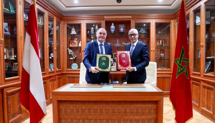 التوقيع على مذكرة تفاهم بين مجلس النواب المغربي والمجلس الوطني النمساوي