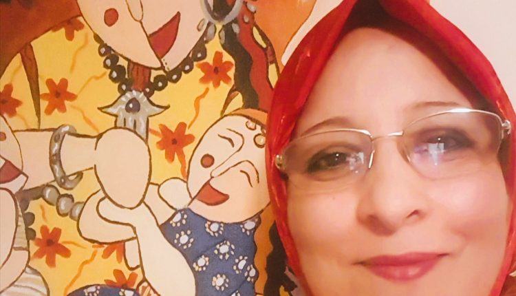 الفنانة التشكيلية المغربية بن التاجر آصالة أزمنة التراث المغربي بموسيقى الألوان،وتوهجات النور