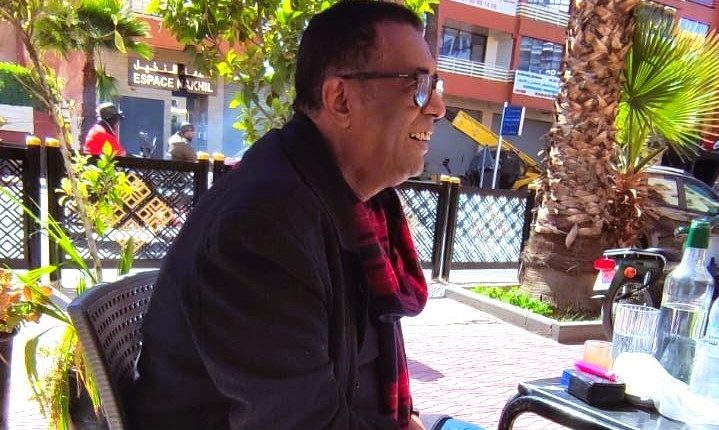 كان لقاءا تلقائيا وجميلا مع الصديق الفنان الكاريكاتوريست سامي الديكـ (1)