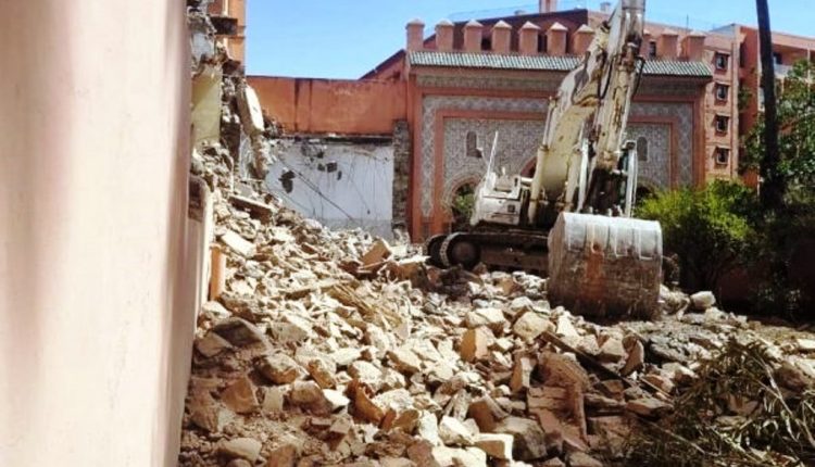 فاطمة الزهراء المنصوري،عمدة مراكش،توقف هدم فيلا لوسيين التاريخية (5)