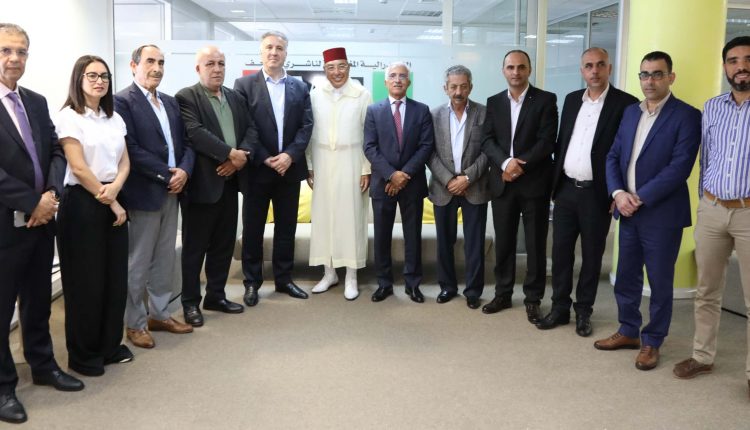 فيدرالية الناشرين تستقبل وزير الإعلام الفلسطيني والوفد المرافق له بالدار البيضاء (6)