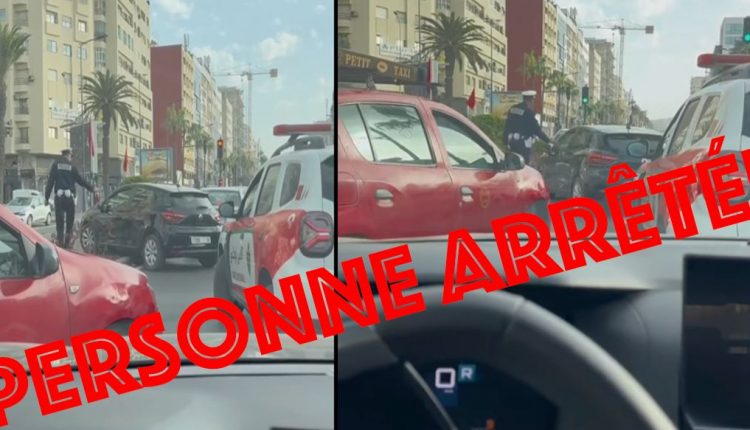 أمن الدار البيضاء يعتقل شاب السيارة الأرعن كما وصفه رواد مواقع التواصل الإجتماعي