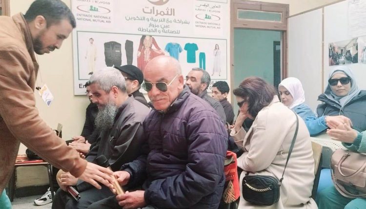 جمعية رؤى تنظم تظاهرة تحسيسية بمراكش حول سلامة المكفوفين على الطرق (4)