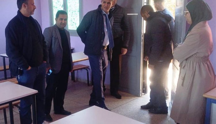  زيارة تفقدية ميدانية لتتبع إنجاز مشاريع بناء منشآت تربوية بإقليم شيشاوة (4)